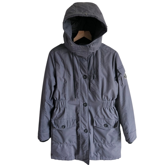 Abercrombie & Fitch The A&F Premium Artic Parka Coat - Picture 1 of 12